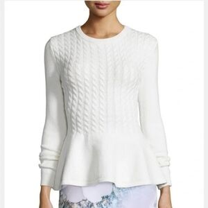 Ted Baker (5) London Merida Peplum Cable Knit Sweater